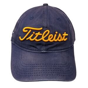 Titleist Spell Out Slideback Hat Blue One Size Adjustable New Era